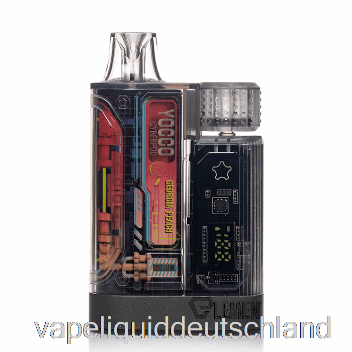 Yocco Cyberpod 12000 Einweg-Vapeflüssigkeit Georgia Peach